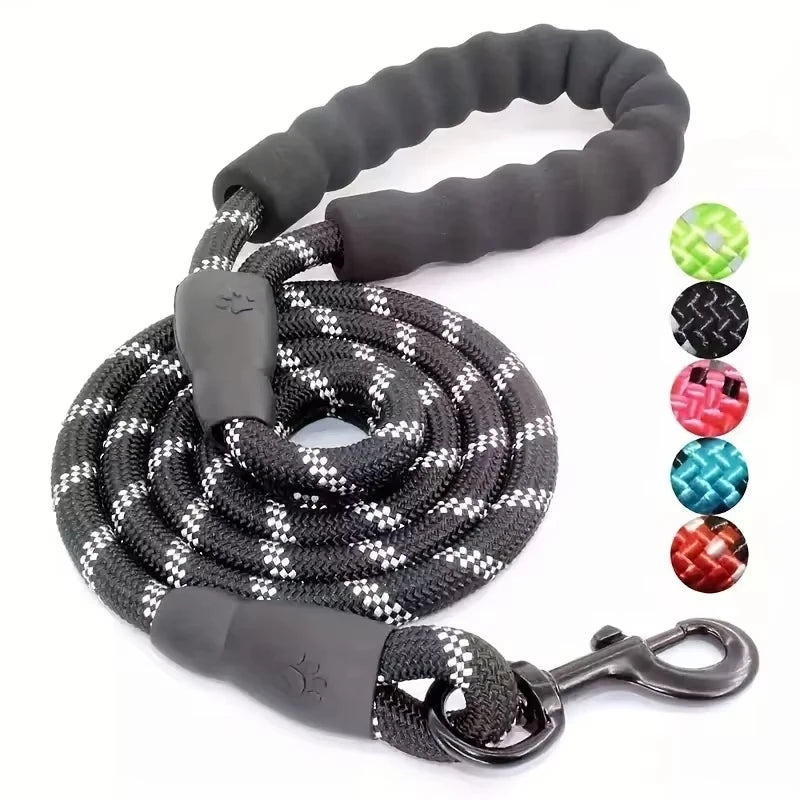 Reflective Dog Leash with Padded Handle