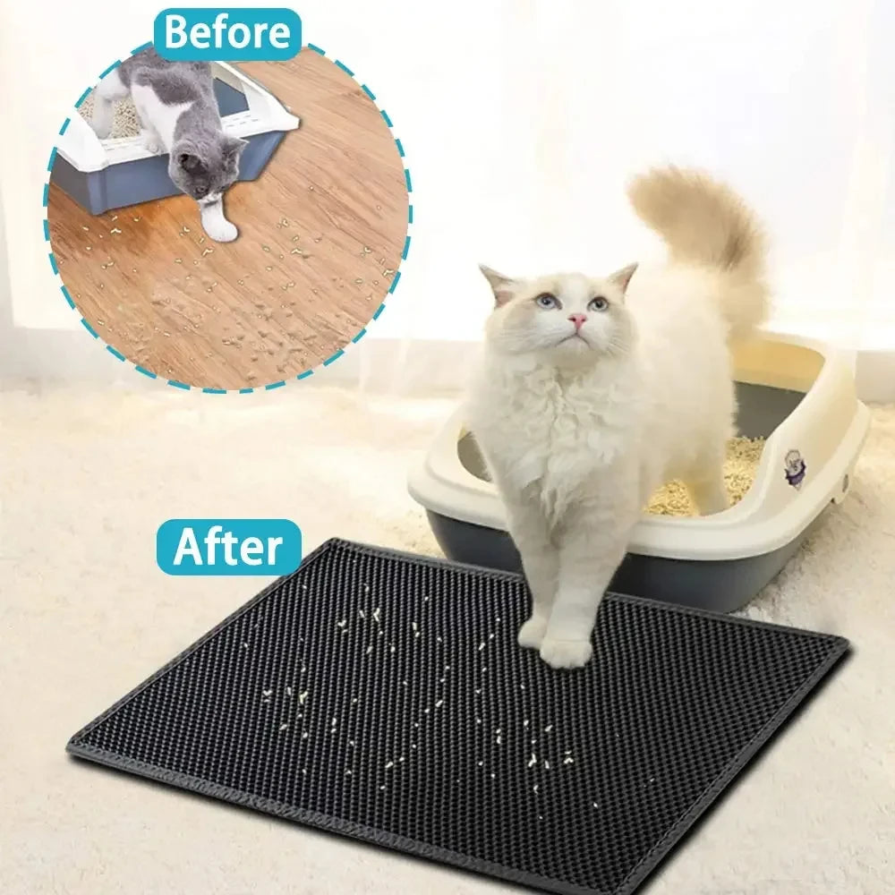 Double Layer EVA Cat Litter Mat