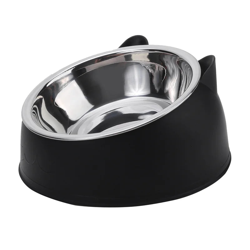 Inclined Cat & Puppy Feeding Bowl