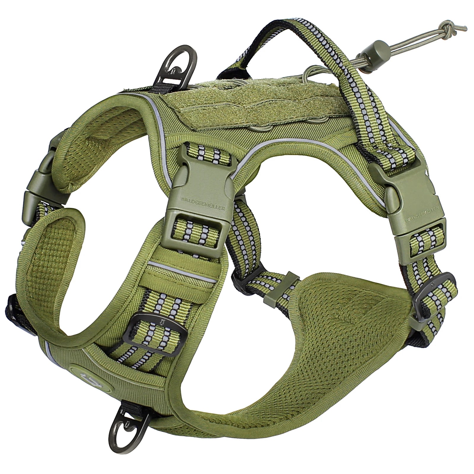 Tactical MOLLE Dog Vest Harness