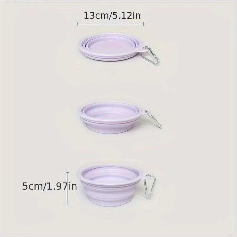 Foldable Silicone Pet Bowl — Travel & Outdoor