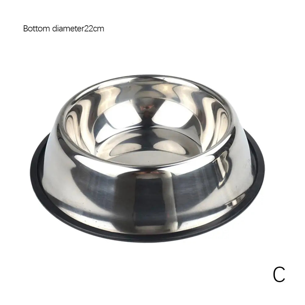 Large Capacity Stainless Steel Cat Bowl