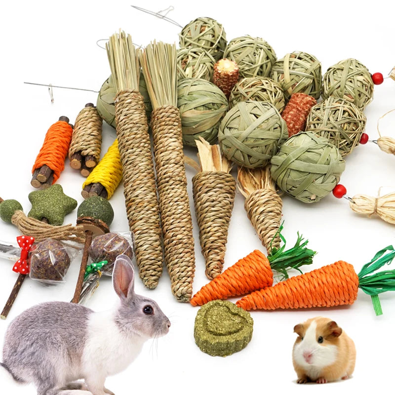 Organic Apple Wood Rabbit Chew Toy