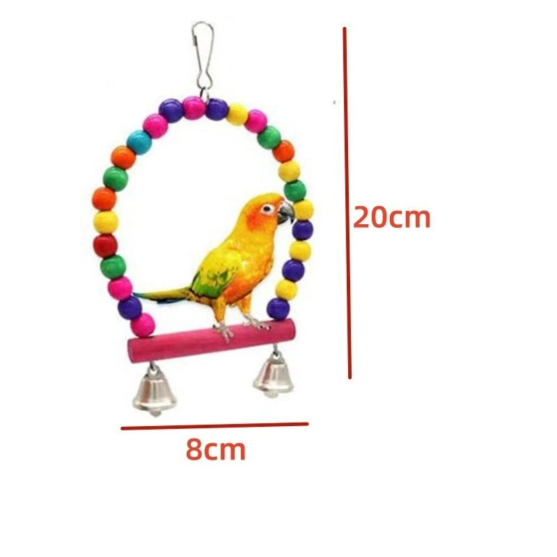 Bird and Parrot Toys Swing Mirror & Accessories