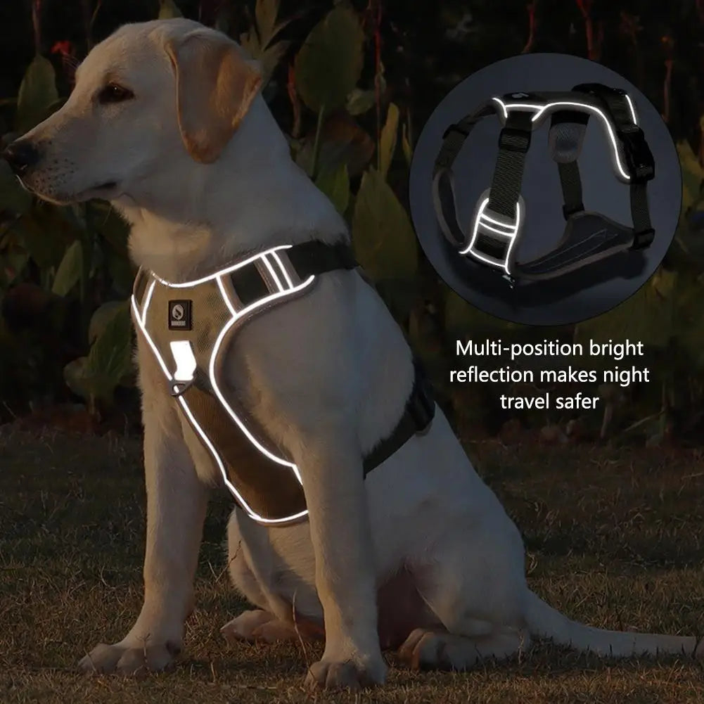 Reflective Army Dog Harness
