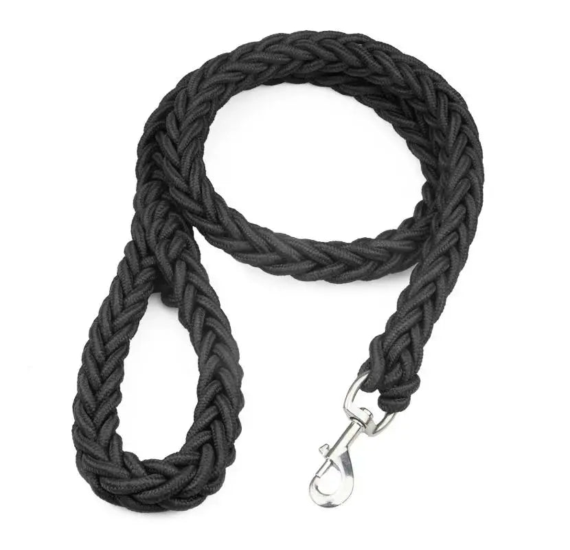 Heavy-Duty Braided Nylon Dog Leash