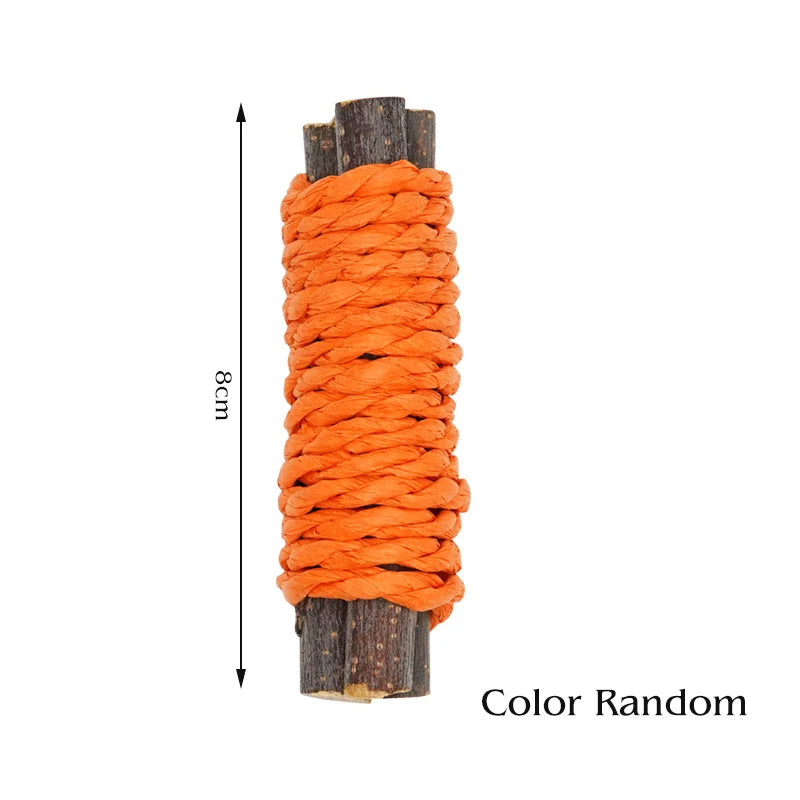 Natural Apple Wood Rabbit Chew Toy