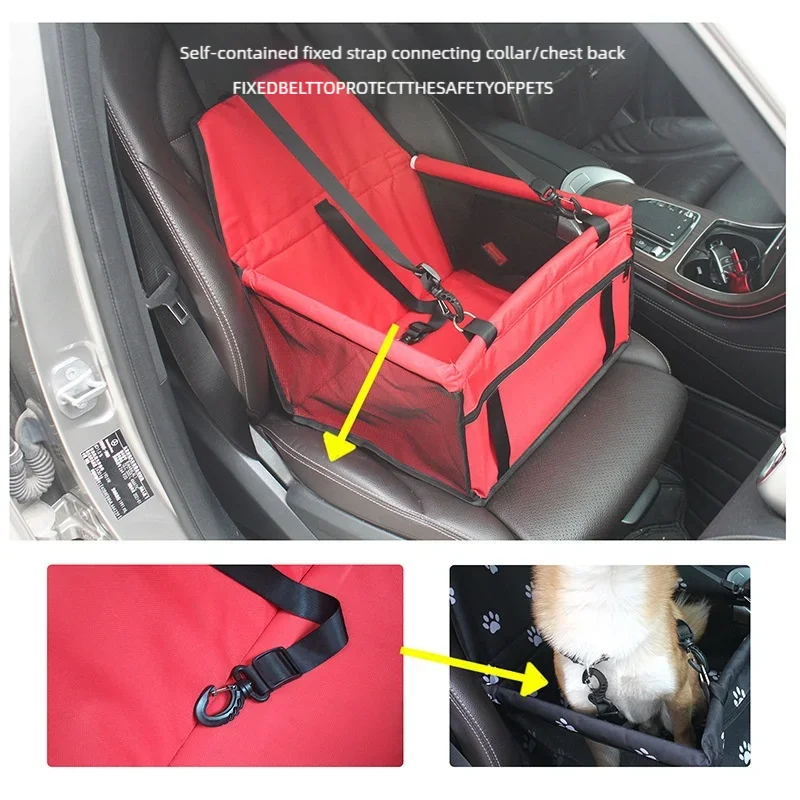 Foldable Dog Car Seat Hammock & Safety Seat