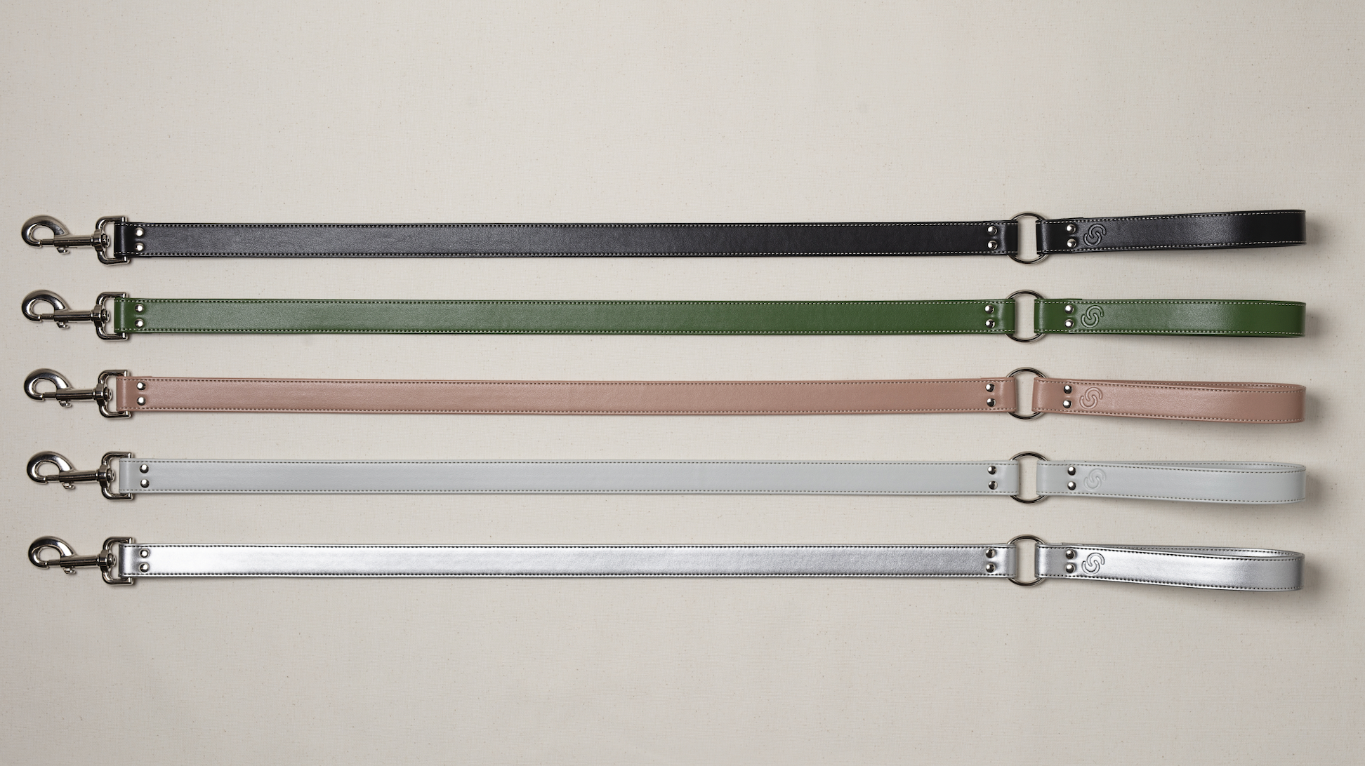 Ice blue apple leather lead
