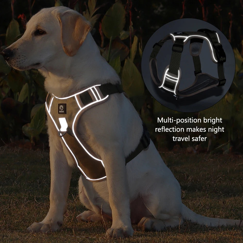 Reflective Army Dog Harness
