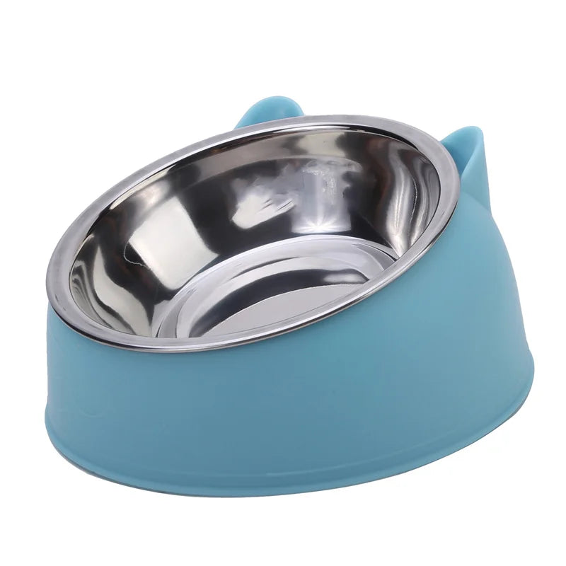 Inclined Cat & Puppy Feeding Bowl