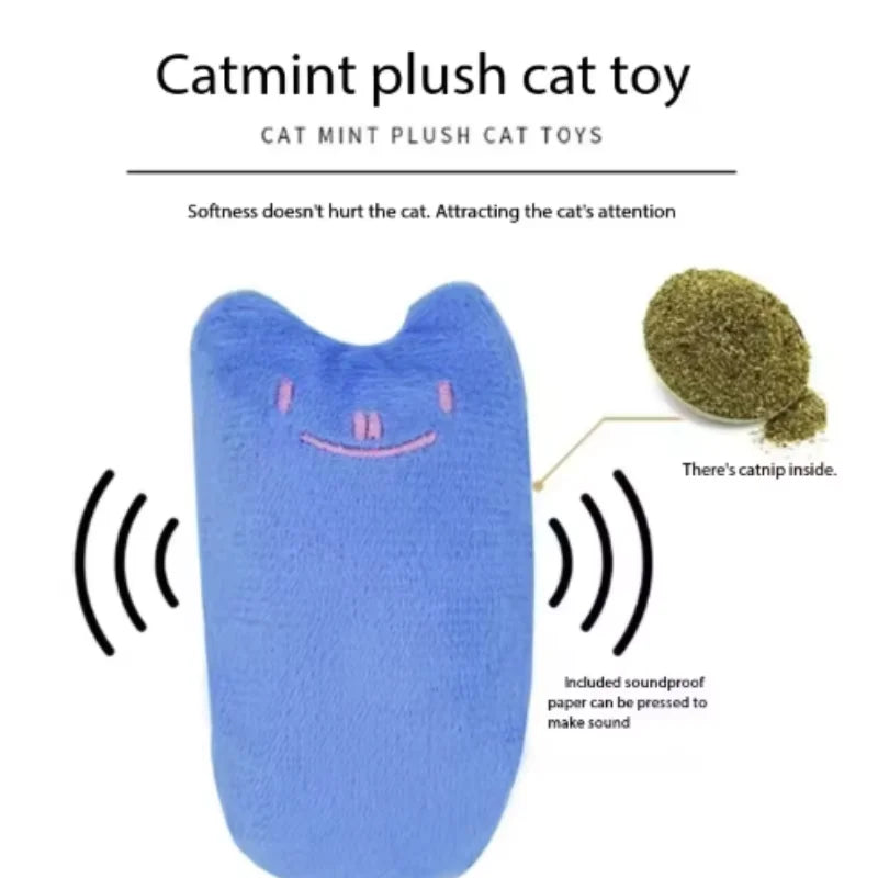 Catnip Teeth Grinding Plush Cat Toy