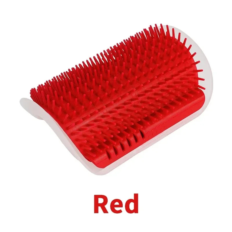 Cat Corner Wall Self-Grooming Brush – Scratch & Massage Scraper