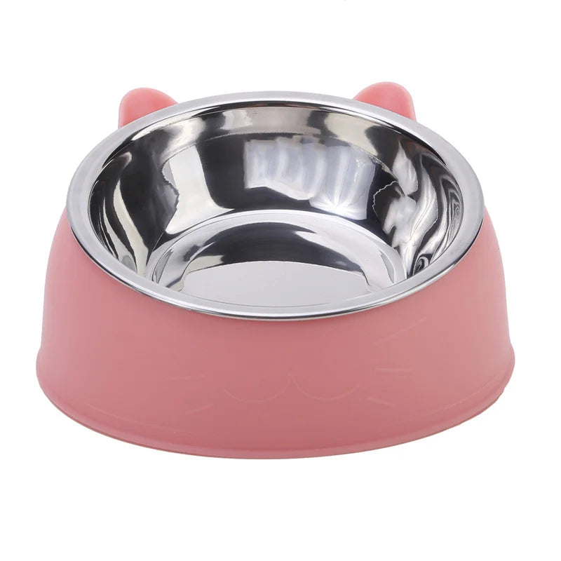 Inclined Cat & Puppy Feeding Bowl