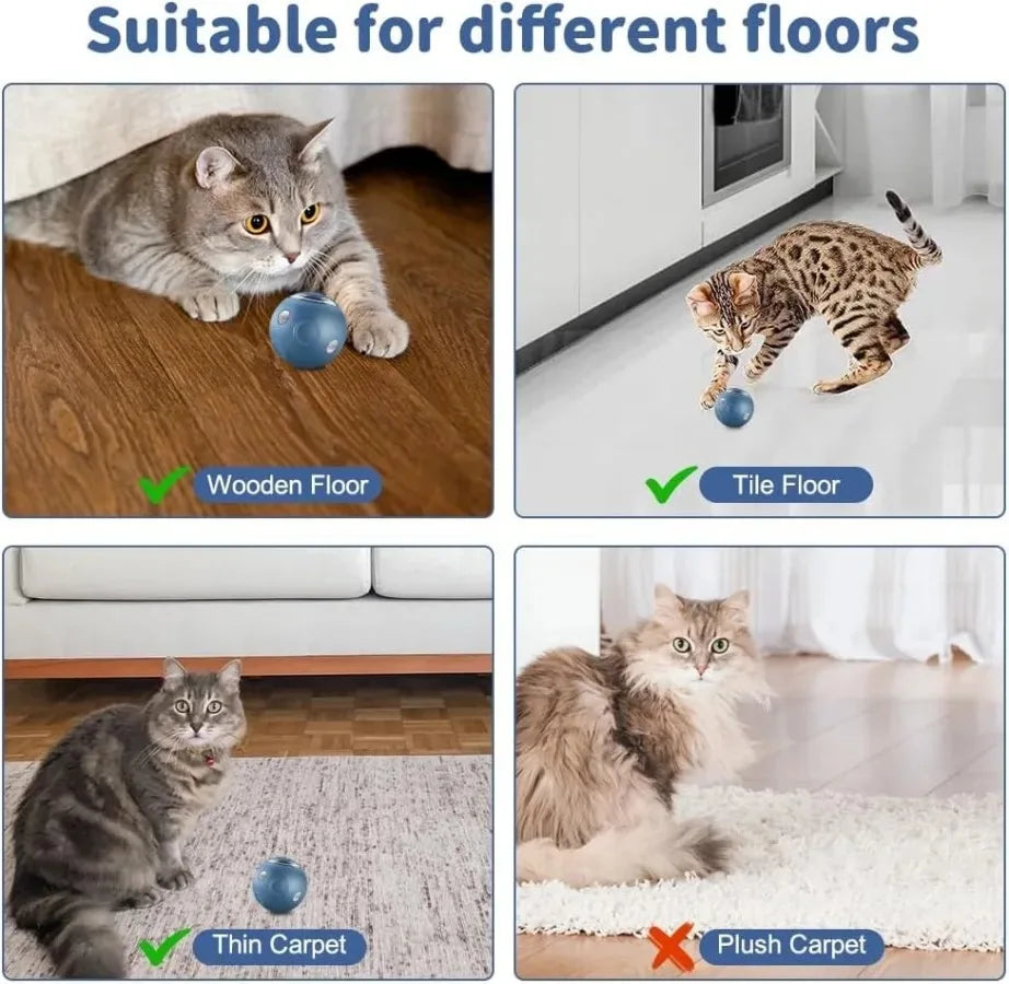 Automatic Rolling Smart Cat Ball