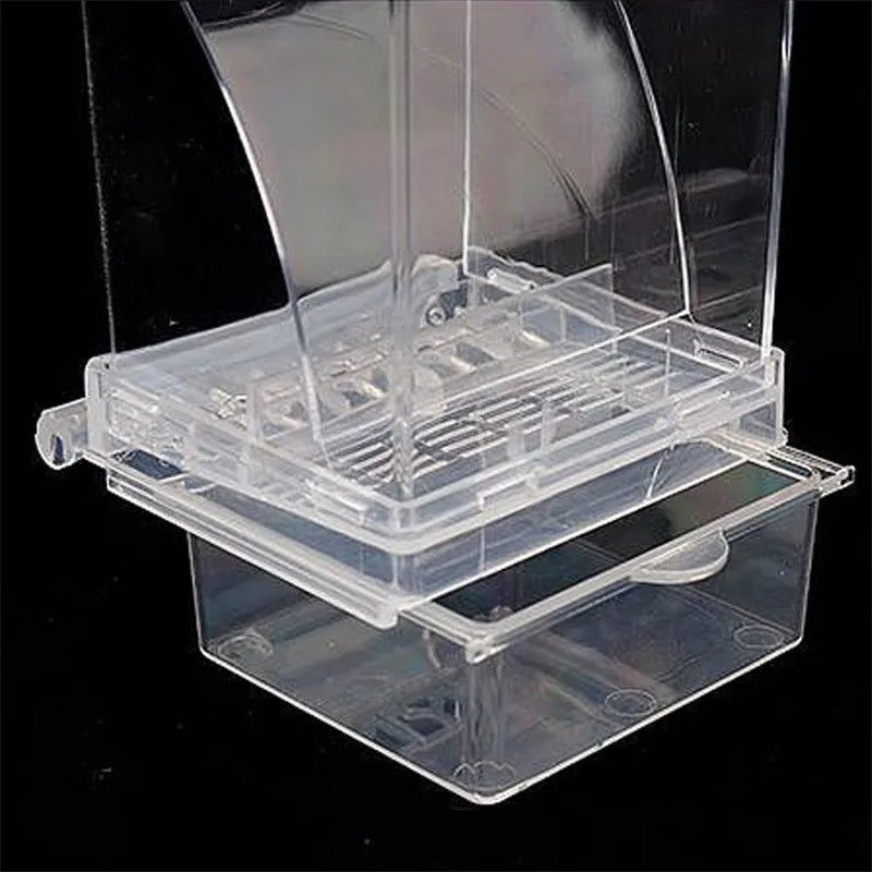 No-Spill Automatic Bird Feeder & Water Dispenser