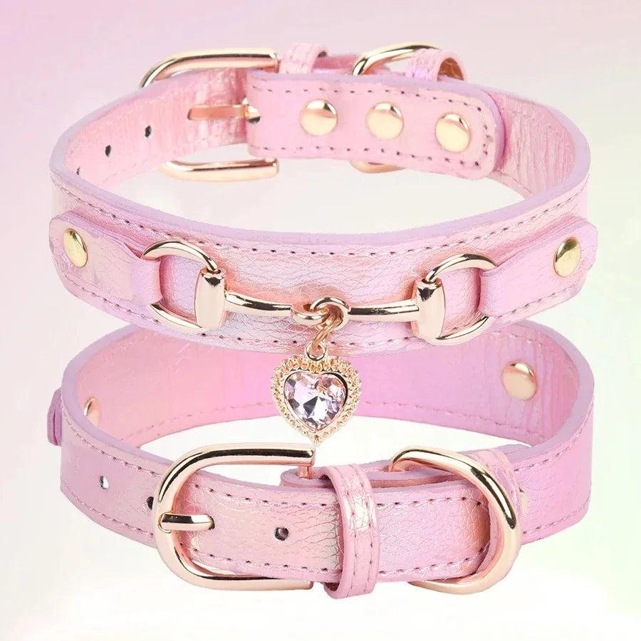 Cat Collar Necklace & Harness Set