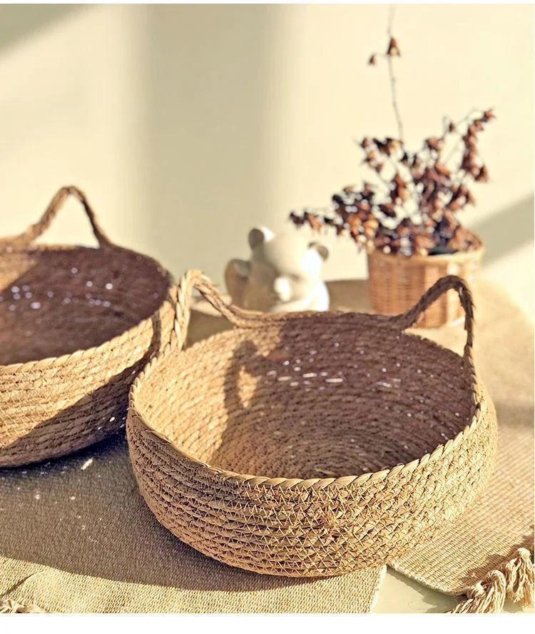 Vine Woven Cat Nest — Handmade with Cushion (Large)