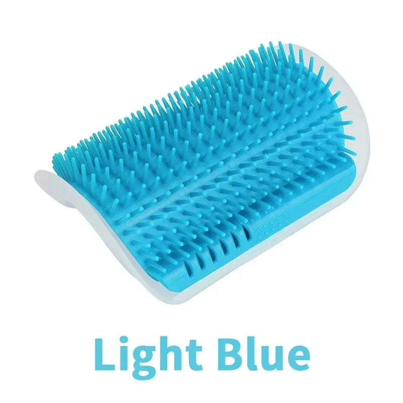Cat Corner Wall Self-Grooming Brush – Scratch & Massage Scraper