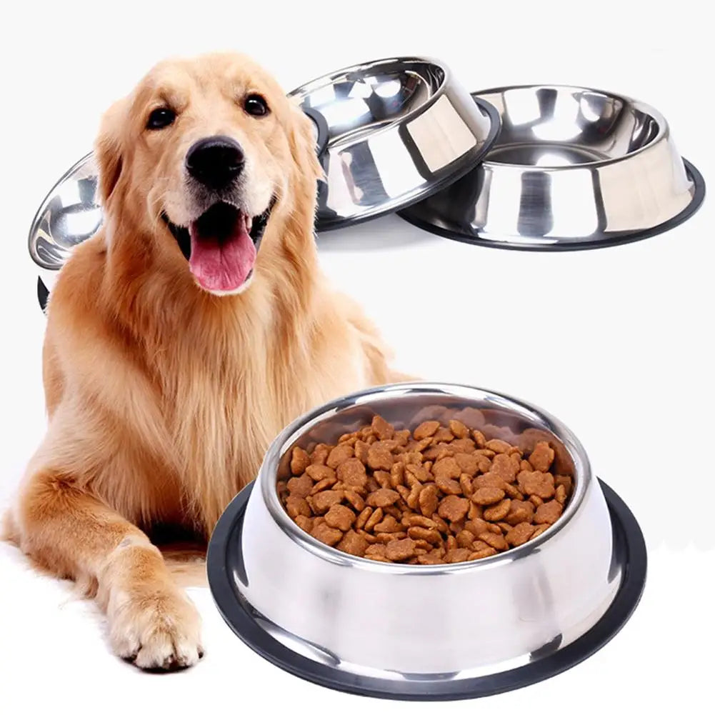 Large Capacity Stainless Steel Cat Bowl