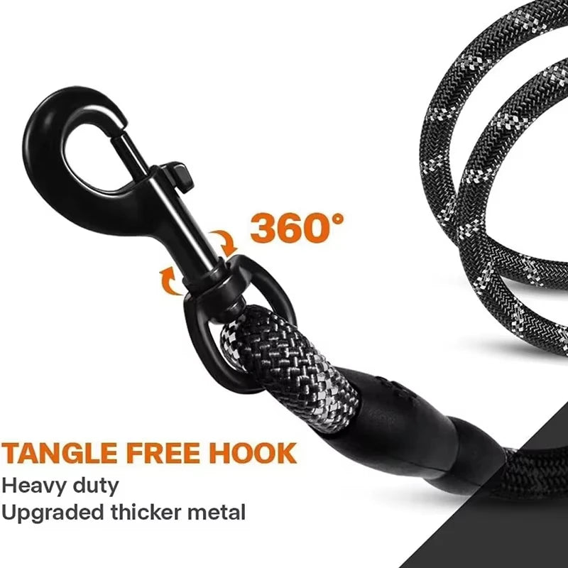 Reflective Dog Leash with Padded Handle