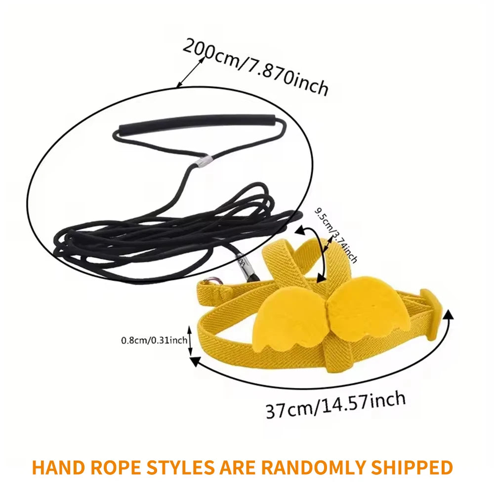 Adjustable Parrot Harness & Leash Set