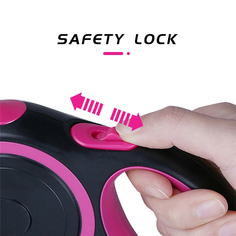 Retractable Dog Leash — Roulette Style
