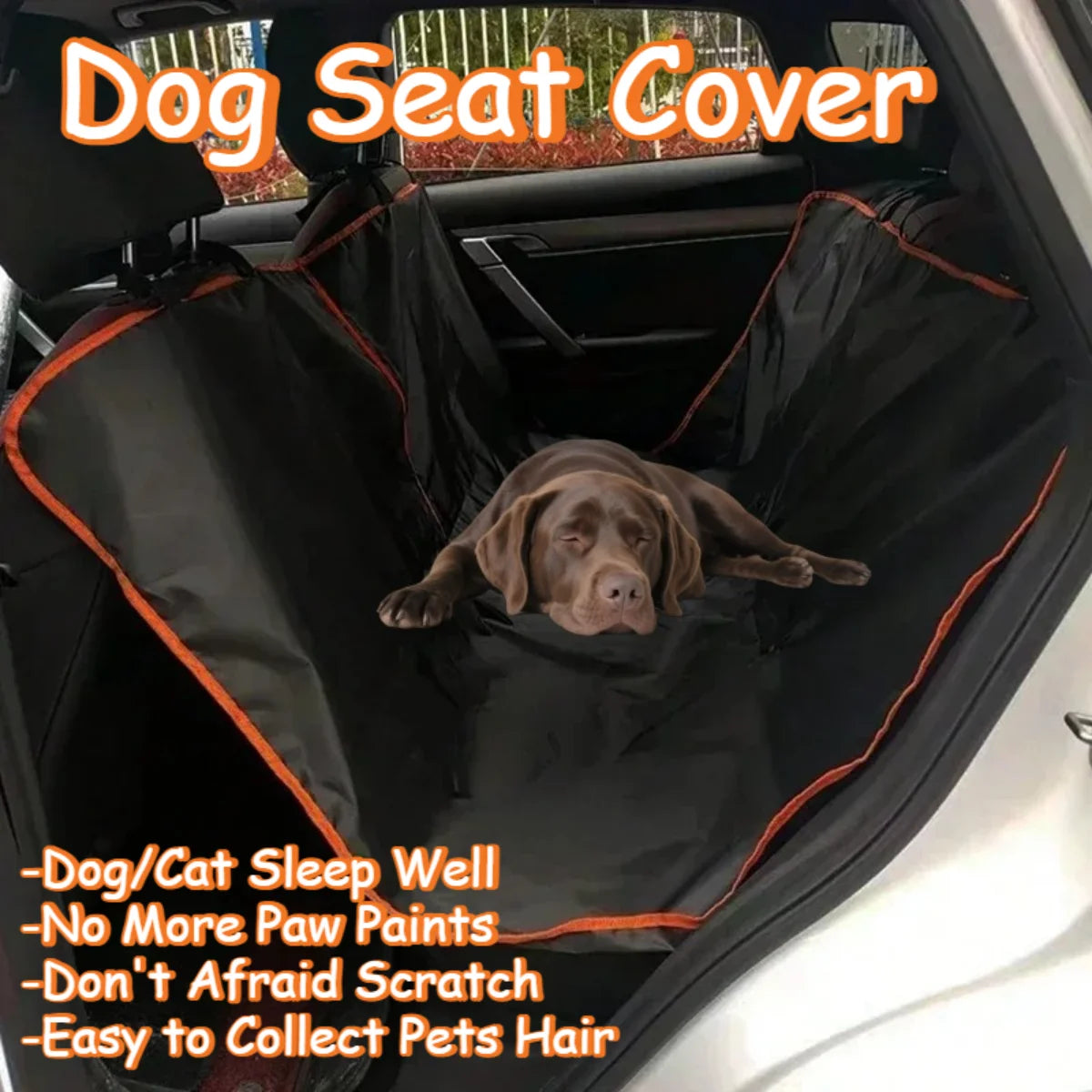 Waterproof Dog Car Seat Cover & Hammock