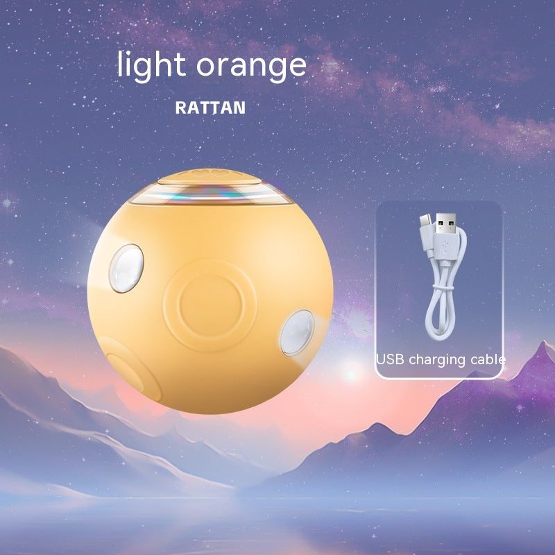 Smart Interactive Cat Ball Toy – Auto-Rolling with Colour Lights