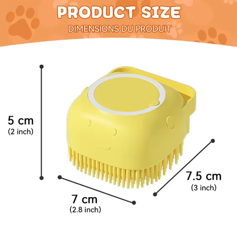 Silicone Pet Bath Brush