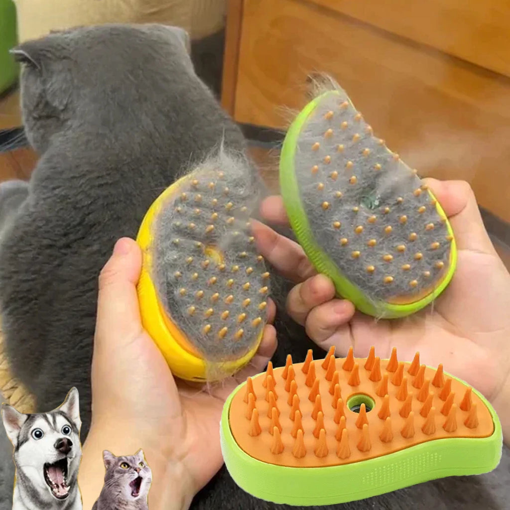 3-in-1 Steam Grooming Brush